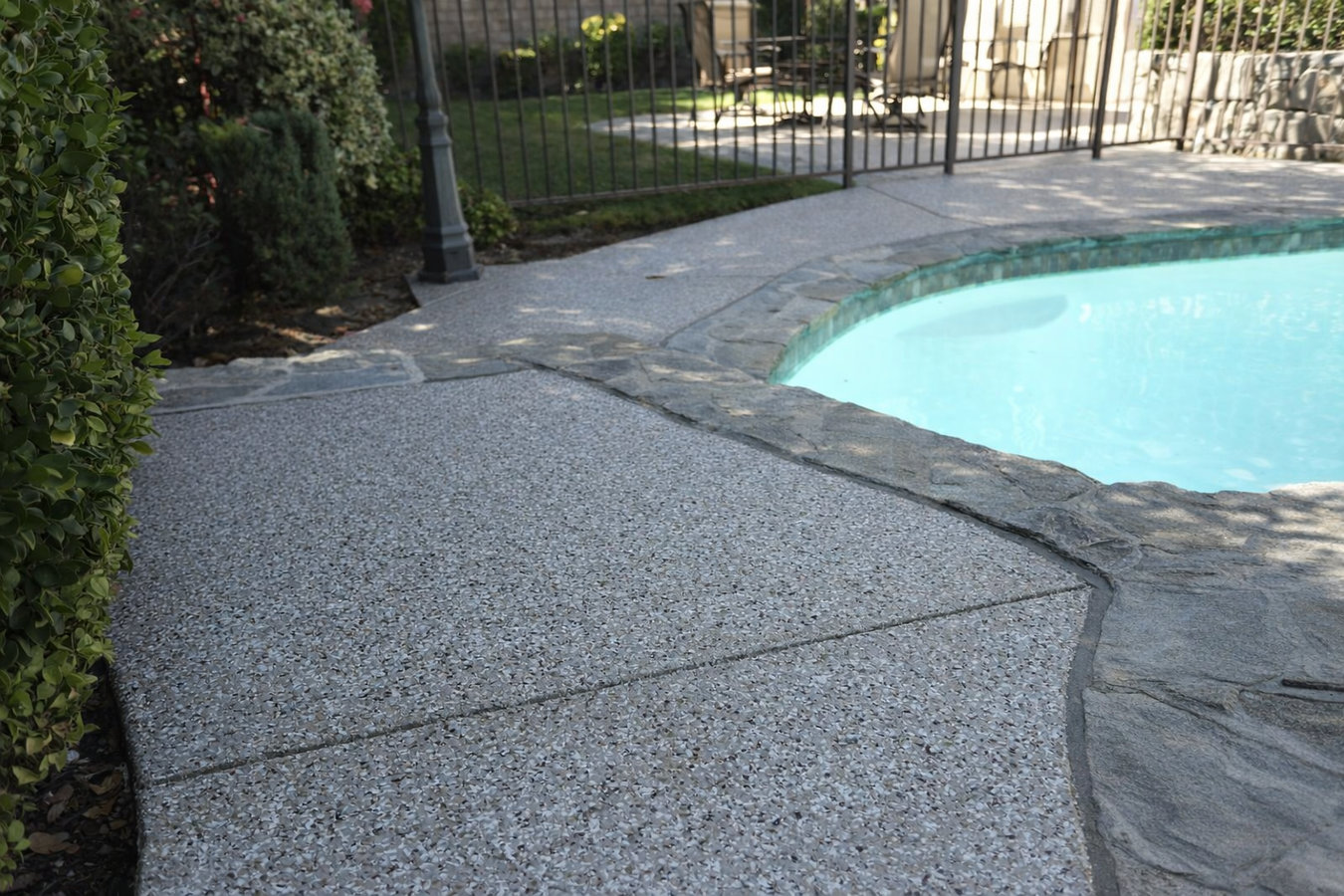 Concrete pool decks in Fontana, CA
