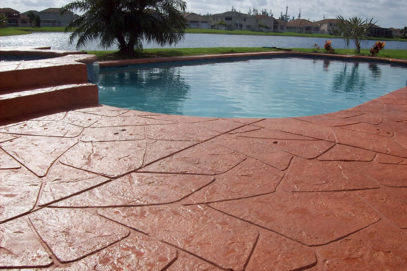 Stamped concrete services in Fontana, CA